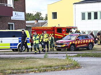Schwert-Angriff in Schweden