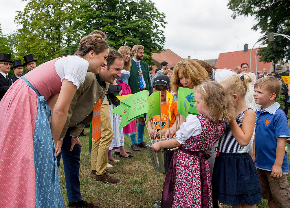 Heimf&uuml;hrung der Braut des F&uuml;rsten Castell-R&uuml;denhausen