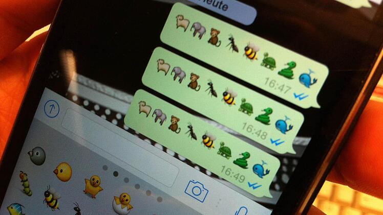 Innovation bei WhatsApp: Blaue Häkchen zeigen ab sofort, ob eine Nachricht gelesen worden ist. Foto: Silke Katenkamp/dpa