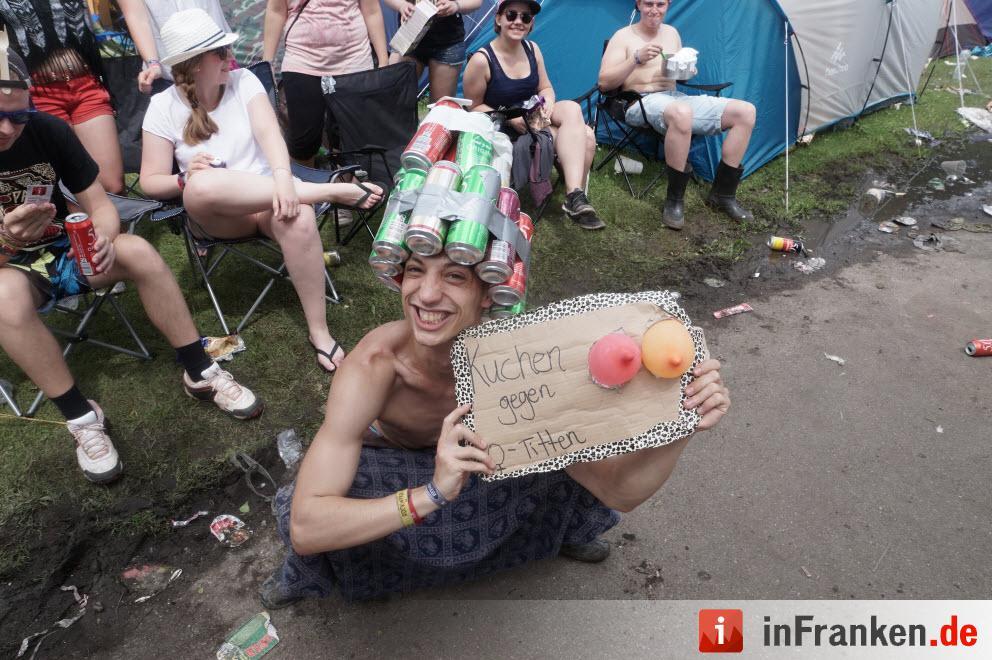 Rock im Park 2016 - Zeltplatz am Samstag