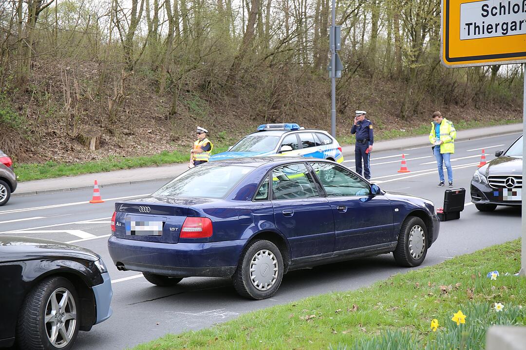 Unfall mit Stadtbus in Bayreuth