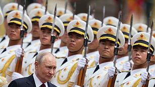 Russlands Pr&auml;sident Putin in Peking