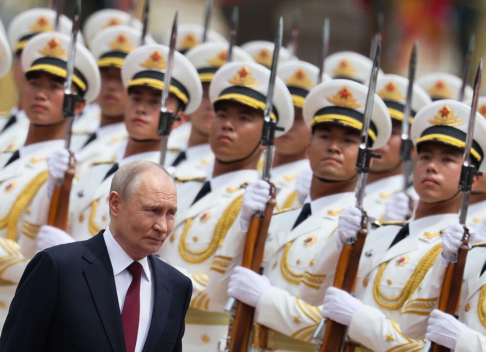 Russlands Pr&auml;sident Putin in Peking