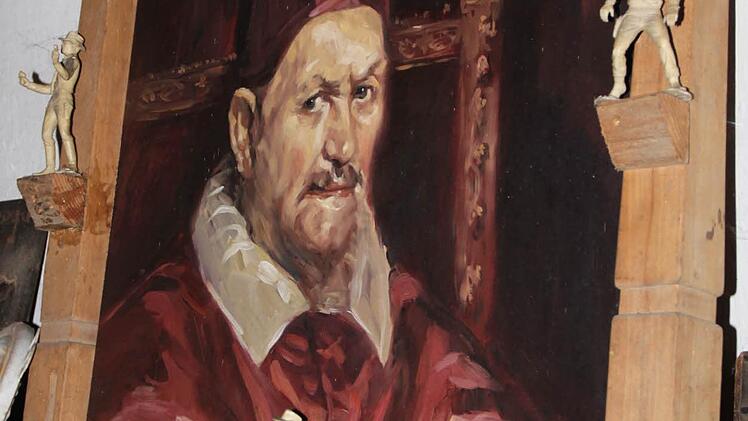 Impressionen aus dem Atelier von Robert Höfling.