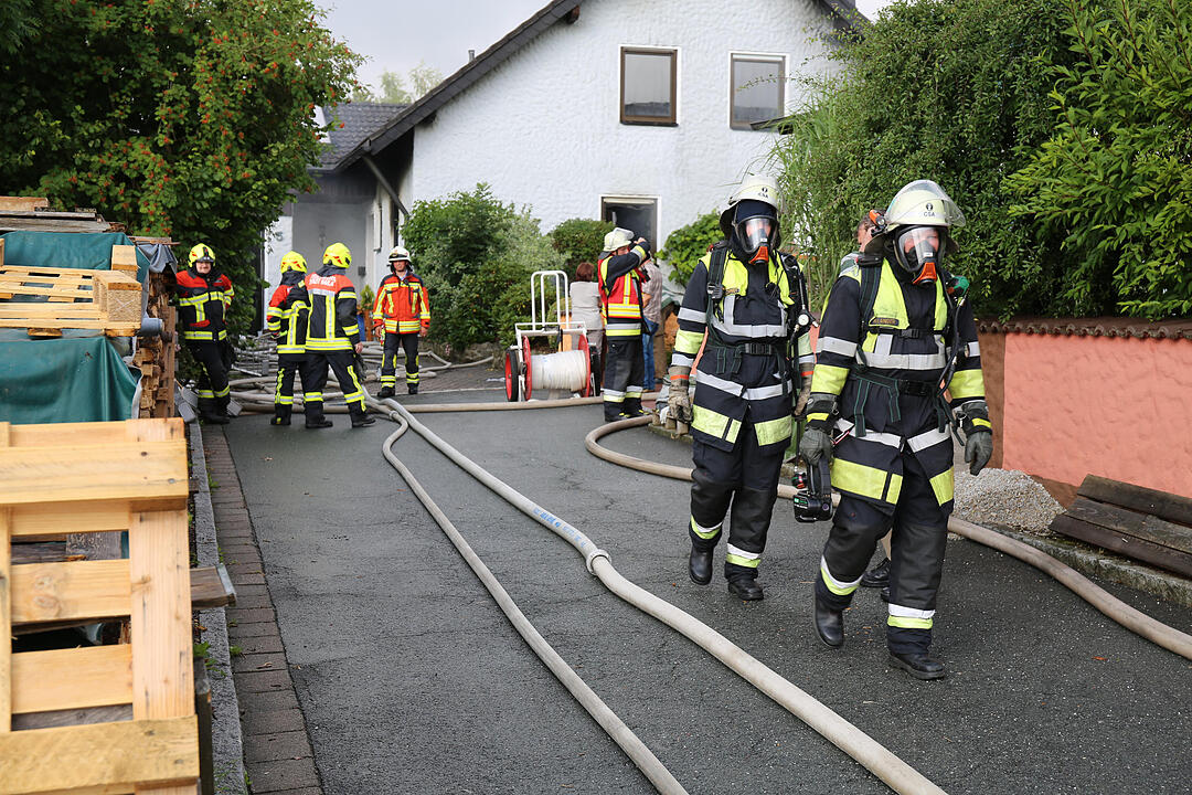 Kreis Hof: 44-Jährige bei Wohnhausbrand verletzt