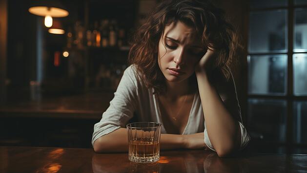 Alkohol, trinken, Depression