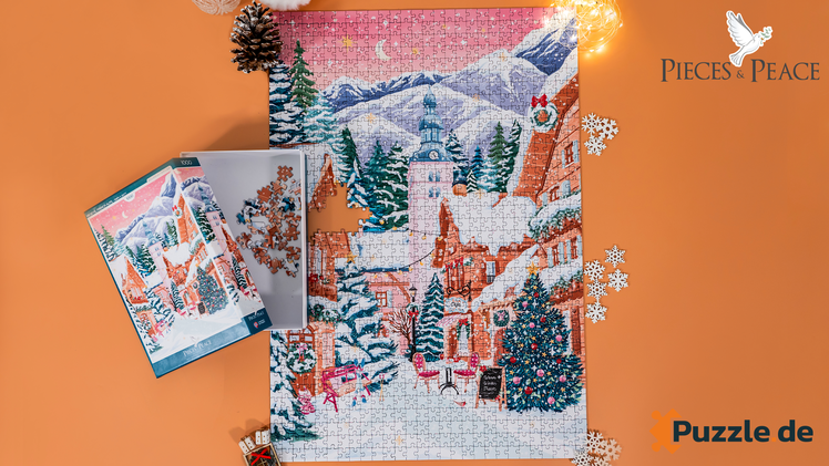 Puzzeln ist die perfekte Auszeit vom Bildschirm-Alltag und bringt Ruhe in vollgepackte Tage. Besonders zu Weihnachten werden Puzzles so zu einem Geschenk, das für viele gemeinsame Stunden sorgt.