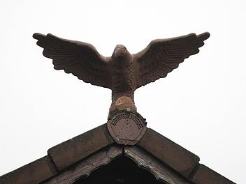 Das verbotene Symbol ist mittlerweile verschwunden. Foto: Franz Galster