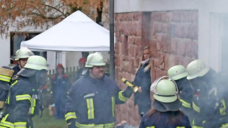 &Uuml;bung am Kindergarten in Z&uuml;ntersbach.  Foto: Steffen Vetter