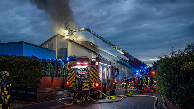 Dachstuhlbrand in Winkelhaid