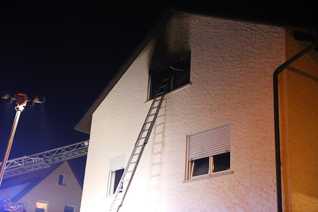 Mann stirbt bei Feuer in Georgensgmünd
