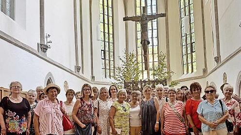 Der Ausflug der Frauen-Union Kersbach führte auch ins Kloster Heidenheim.