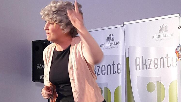 Constanze Lindner war am Freitag in Münnerstadt.