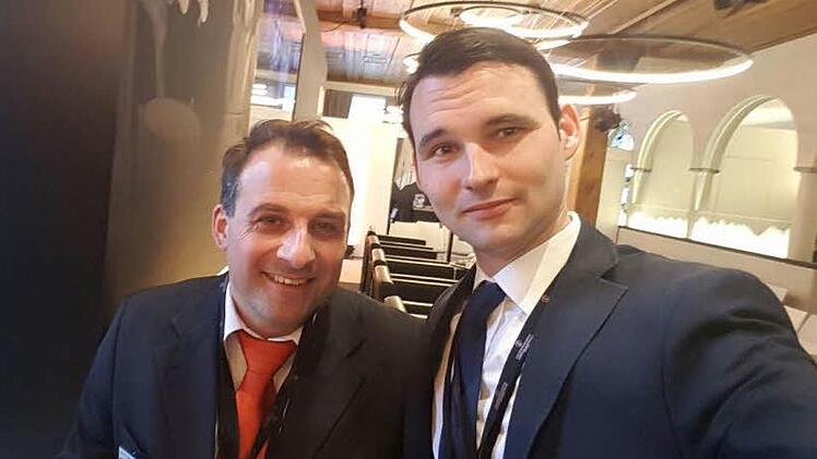 Heiko Dilger (links) mit einem Kollegen