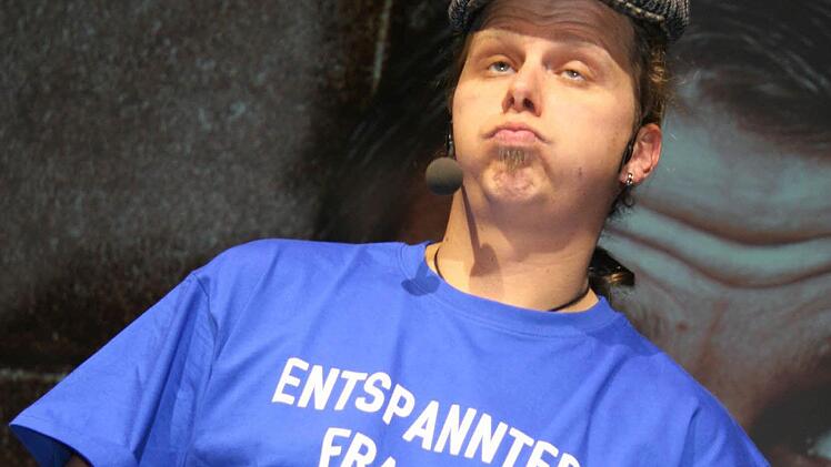 Auch diesmal wieder ein ganz entspannter Franke - Das Eich beim dritten Programm. Fotos: Sonja Adam