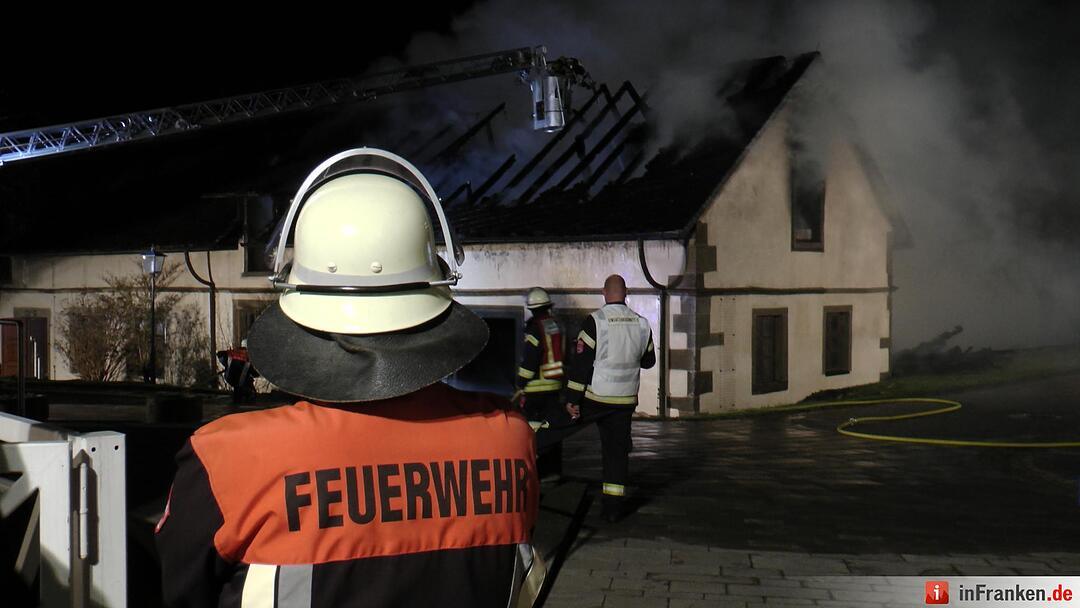 Brand in Kloster bei Münnerstadt – 250 Heimbewohner von Feuer bedroht