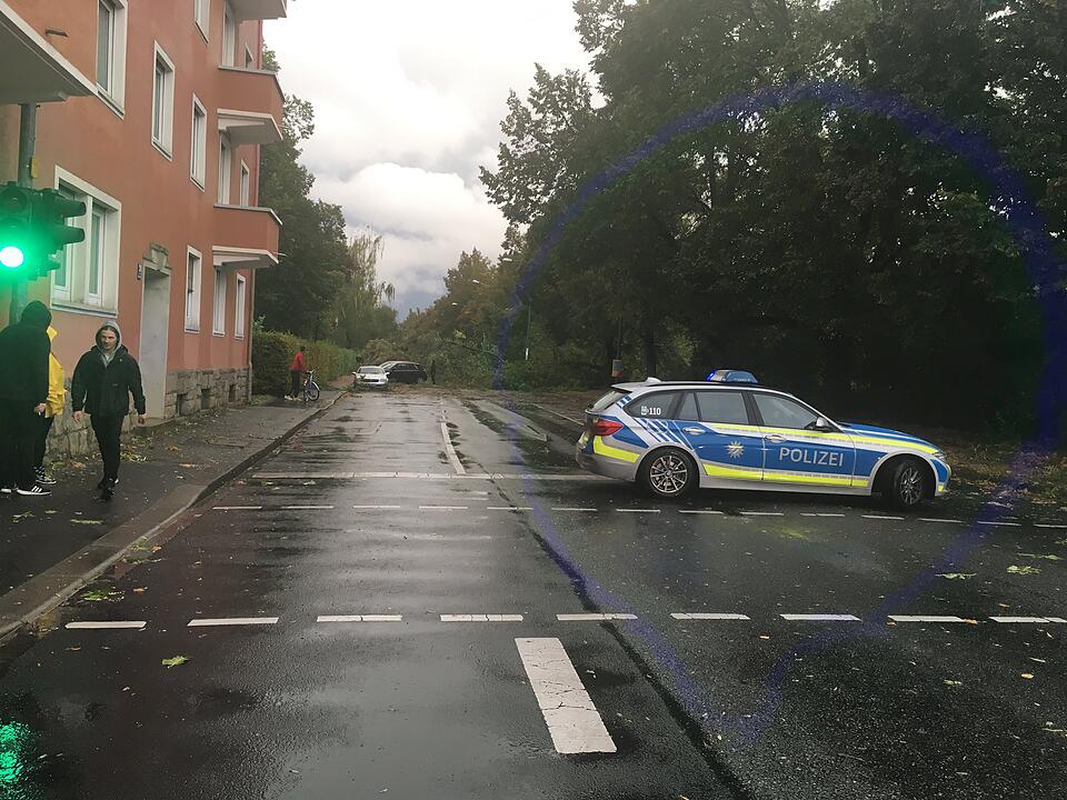 Sturmtief "Fabienne" über Franken