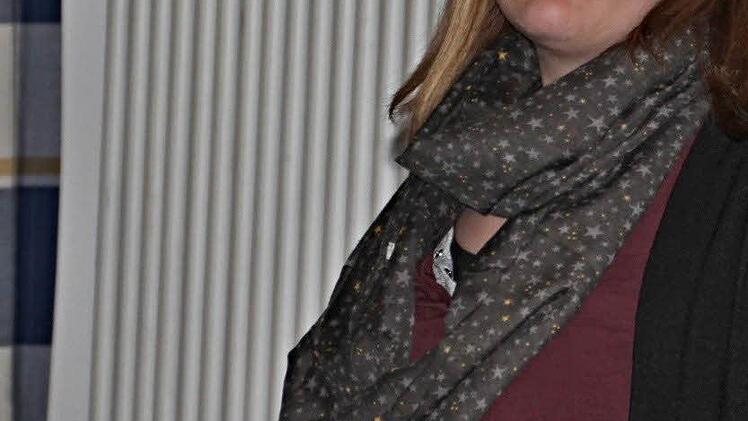 Diakonin Nora Knötig hielt am Dankabend eine Kurzandacht unter dem Motto "Gott schenkt uns ein neues Herz." Foto: Helmut Will