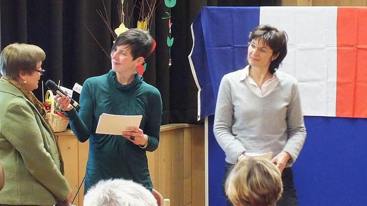 Nicole Schmidt befragt Ulrike Roux und Florence Girault-Sterff.
