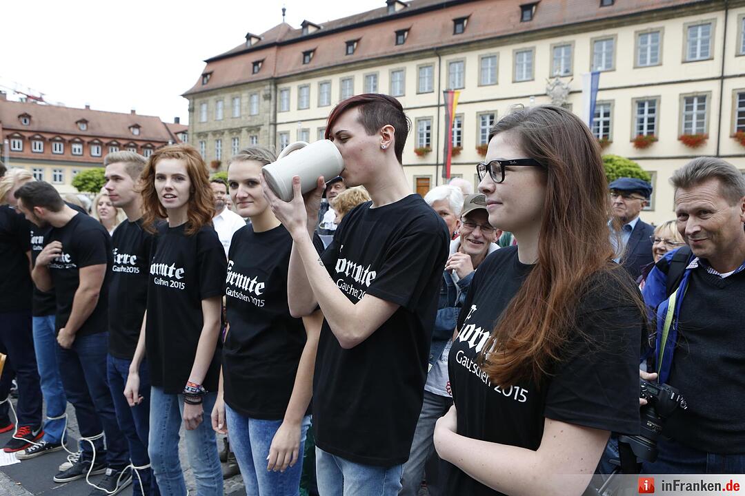 Gautschfeier 2015 der Mediengruppe Oberfranken in Bamberg