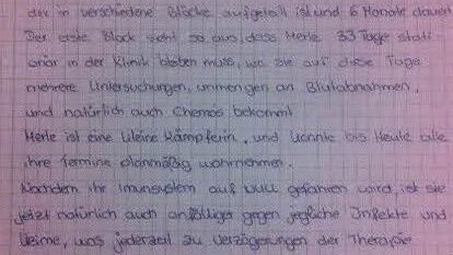 Der Bittbrief der Mutter.