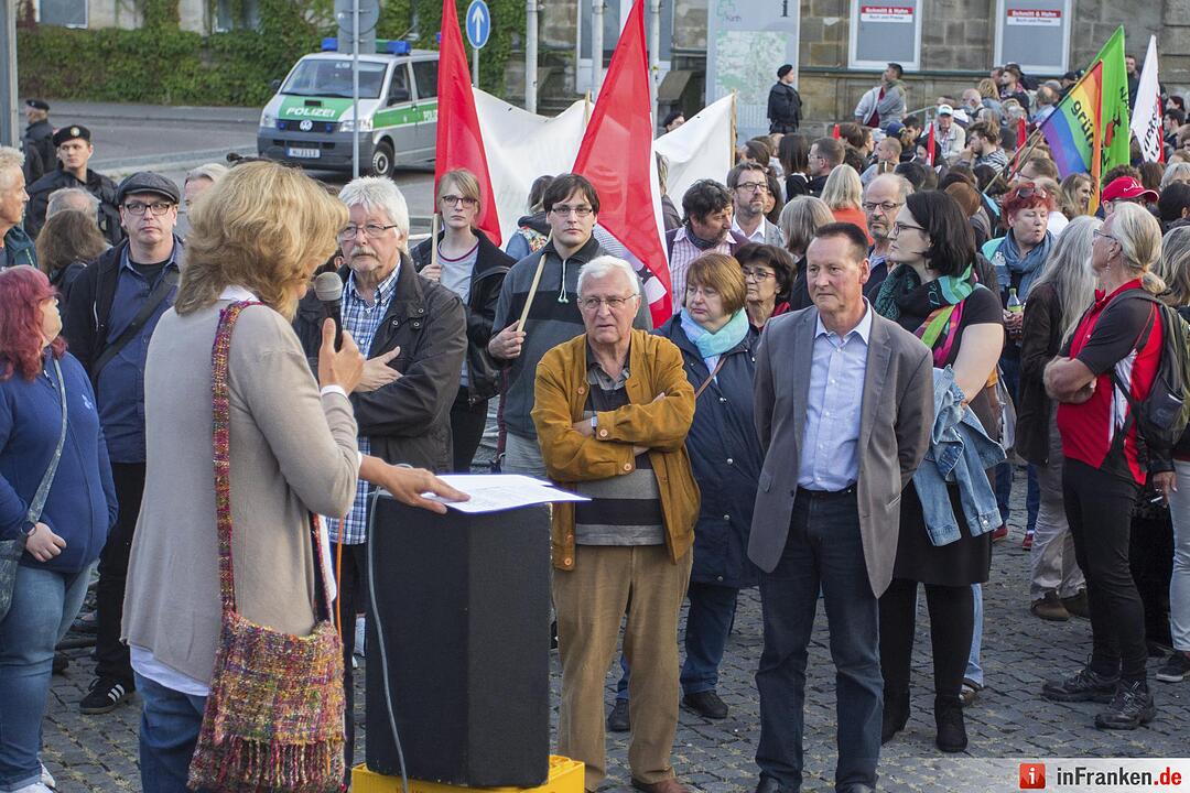 Drei Kundegebungen am Donnerstag in Fuerth - Polizei zieht positive Bilanz