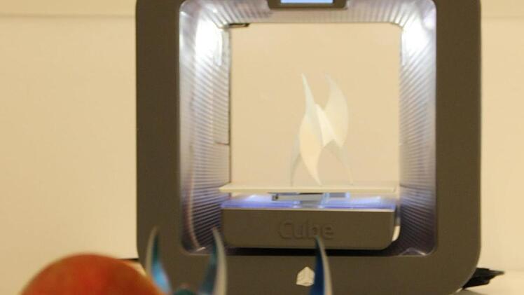 Die Modelle vor dem 3d-Scanner. Foto: Benedikt Borst