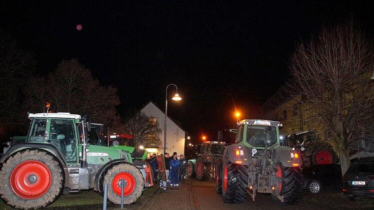 Der LSV war mit über 30 Traktoren zum Scheßlitzer Bauerntag vorgefahren. Joseph Beck