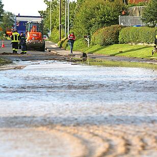 Überschwemmungen im Kreis Haßberge