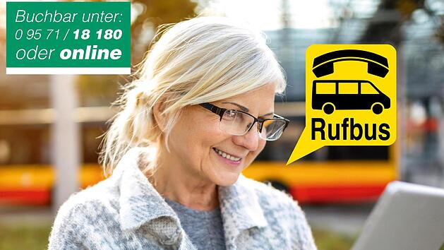 Mit den Rufbusse k&ouml;nnen flexible Nahverkehrsverbindungen genutzt werden. Foto: Landkreis Lichtenfels