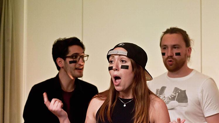 Das Würzburger Vokalensemble "Room4Rent" gastierte in Coburg.Foto: Jochen Berger