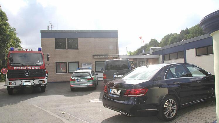 Der Dienstwagen des OB: Henry Schramm eilte nach der Alarmierung sofort an den Unglücksort.