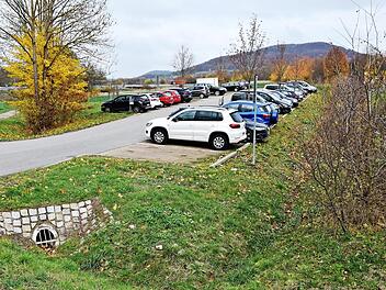 Der Pendlerparkplatz wird zu einer der ersten vier Mobilstationen im Landkreis Bamberg.  Foto: Udo Billen
