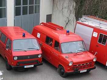 In die Jahre gekommen sind die Fahrzeuge der Freiwilligen Feuerwehr Rottershausen. Jetzt werden zwei neue bestellt. Fotos:Stefan Geiger