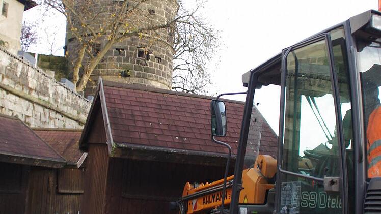 Am Mittwoch verwandelte sich der Kronacher Marienplatz in eine Budenstadt. Foto: Marco Meißner