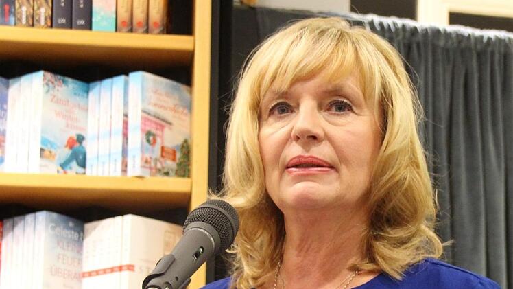 Ulrike Grunewald in der Buchhandlung Riemann.Carolin Herrmann