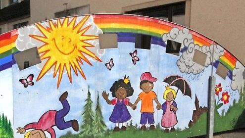 Der Kindergarten "Unterm Regenbogen" ist bald Vergangenheit.