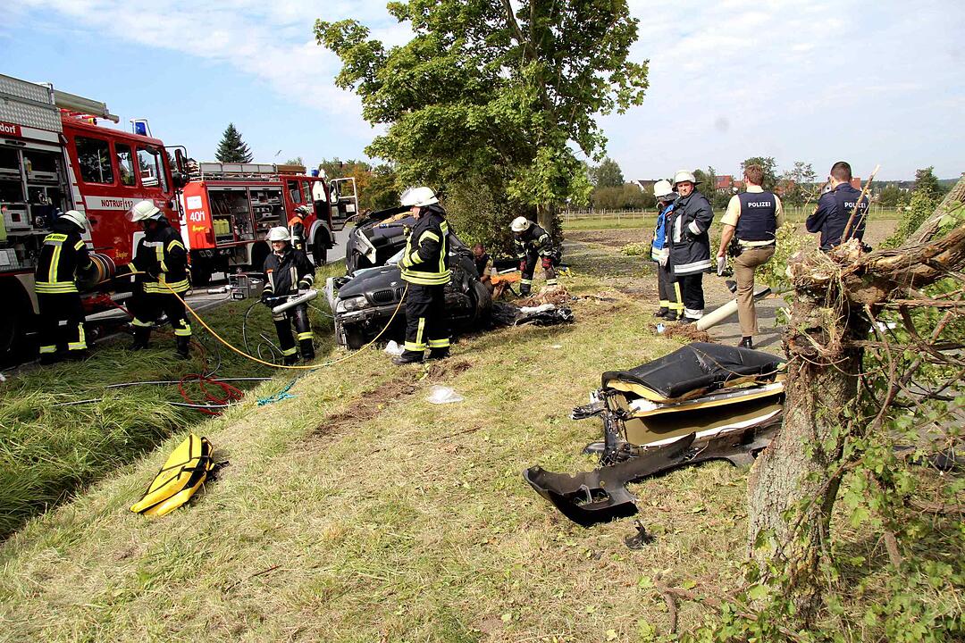 Autofahrer stirbt bei Unfall bei Hannberg