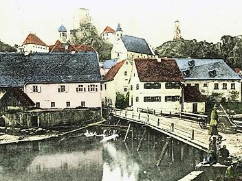 Waischenfeld auf einer Postkarte von 1898