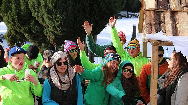 Apres-Ski aus Völkersleier  Foto: Gerd Schaar