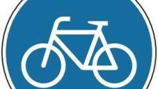 Sieht man als Fahrradfahrer dieses Schild MUSS man den Fahrradweg benutzen. (A)