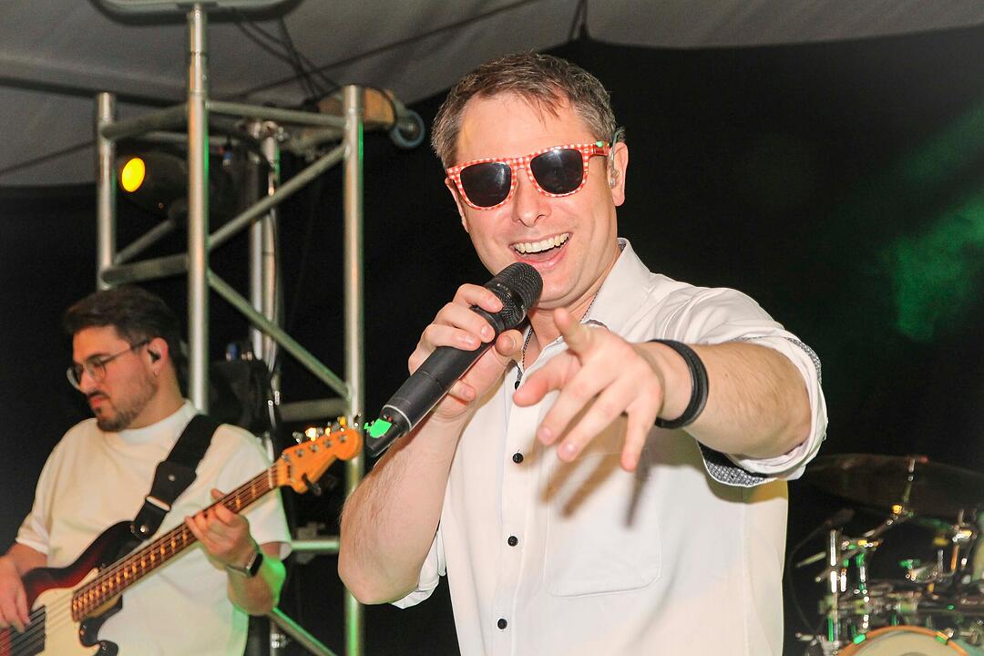 Die Partyband "highline" sorgte f&uuml;r gute Stimmung.