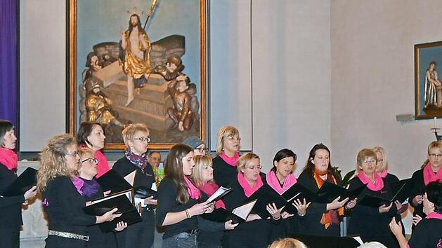 Der Frauenchor "SingAmoll" aus Welitsch freut sich auf seinen Auftritt in der Wallfahrtskirche Mari&auml; Geburt Glosberg und will mit zur Finanzierung einer Orgelreparatur beitragen.  Foto: K.- H. Hofmann