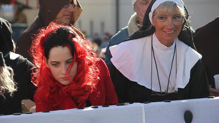 Faschingsumzug in Oberlangenstadt. Foto: Veronika Schadeck