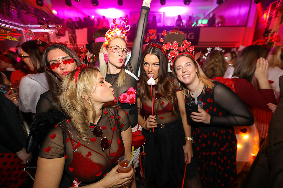 Beste Partystimmung in der Stadthalle