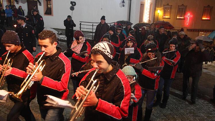 Die Jugendblaskapelle Obertrubach. Foto: Franz Galster