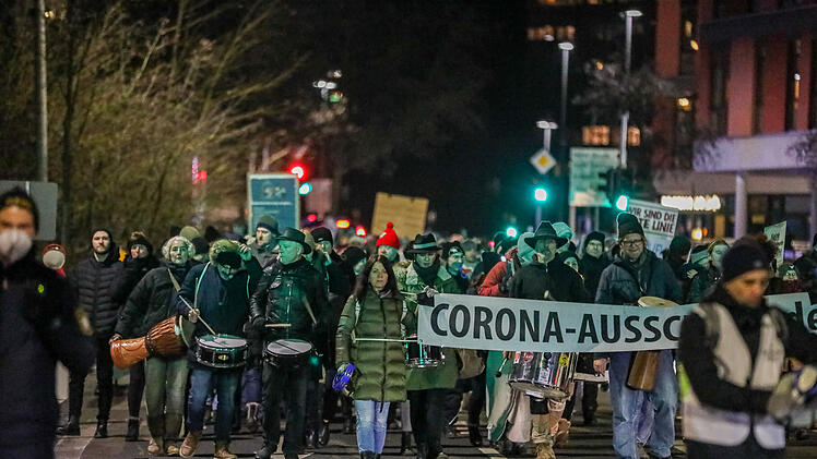 Corona-Protest in Fürth