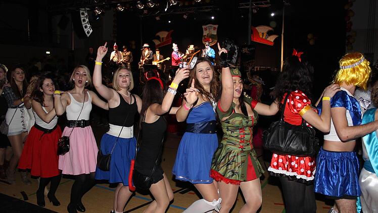 Auch bei der Polonaise war die Stimmung beim Ebermannstadter Fasching hervorragend. fotos: fra-press