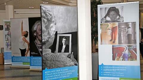 Auch triste Aspekte des Alterns wurden gezeigt.