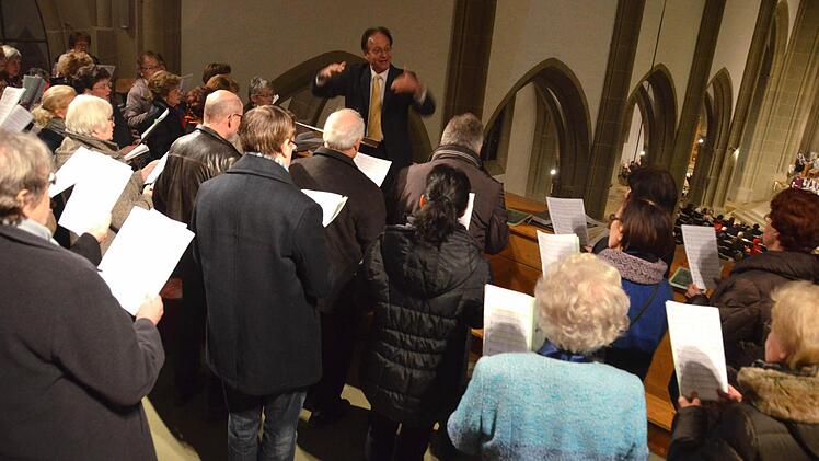Besuch des Bischofs in Bad Kissingen. Foto: Peter Rauch